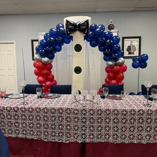 Balloon Arch for Church Anniversary