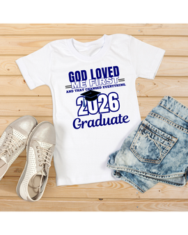 God Loved the Graduate (Blue)