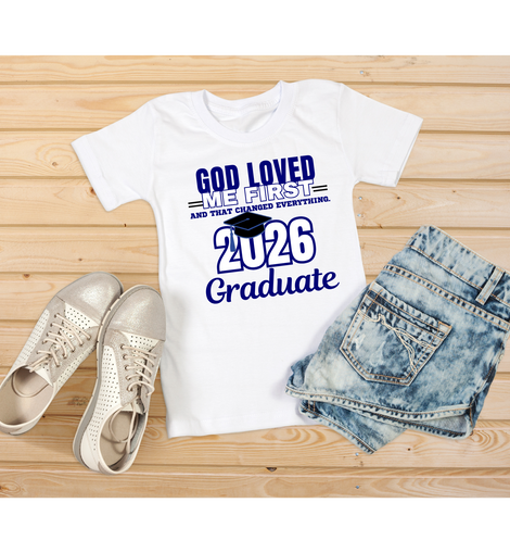 God Loved the Graduate (Blue)
