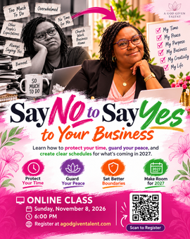 Say No to Say Yes to Your Business – Online Class