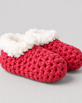 Glory Gliders (Crochet Slipper) - Pink