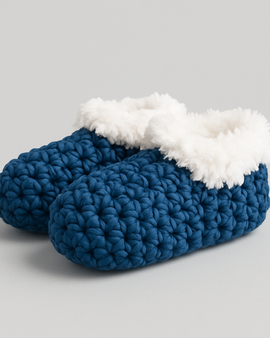 Youth Glory Gliders (Crochet Slipper) - Blue