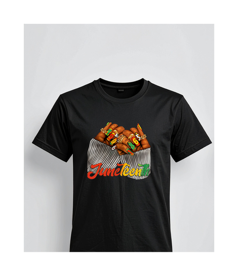 Juneteenth Nails V-Neck Tee