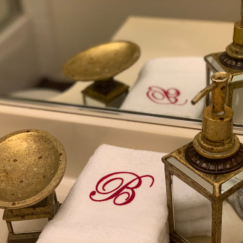 Monogram Hand Towels