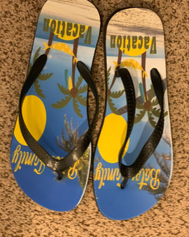 Summer Vacation Flip Flops