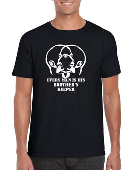 I Am My Brother's Keeper Black T-Shirt