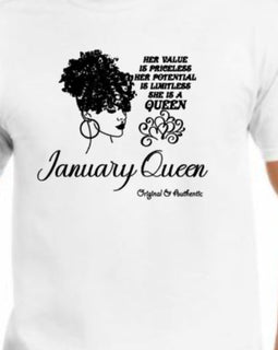 January Birthday Tee - Crew Neck