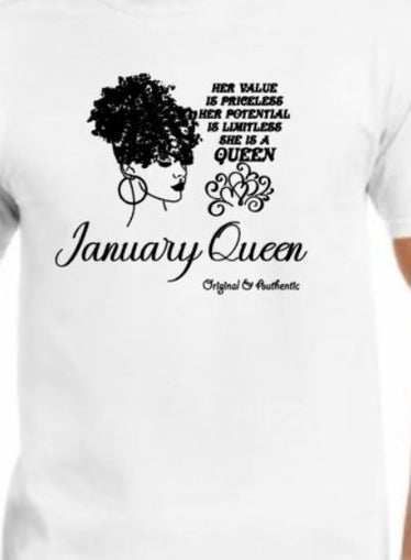 January Birthday Tee - Crew Neck