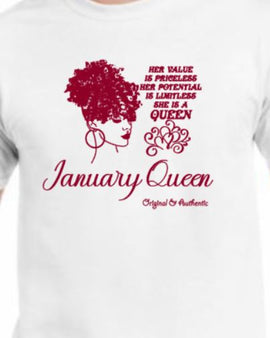 January Birthday Tee - Crew Neck