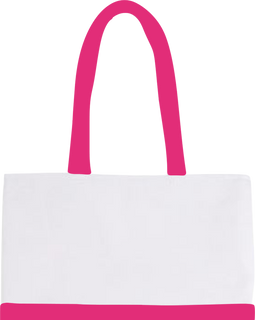 Pink and White Bag