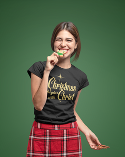 Christmas Begins with Christ T-Shirt