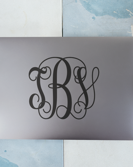 Three Letter Monogram Decal