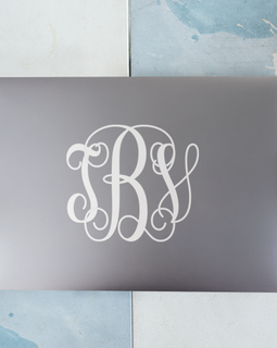 Three Letter Monogram Decal