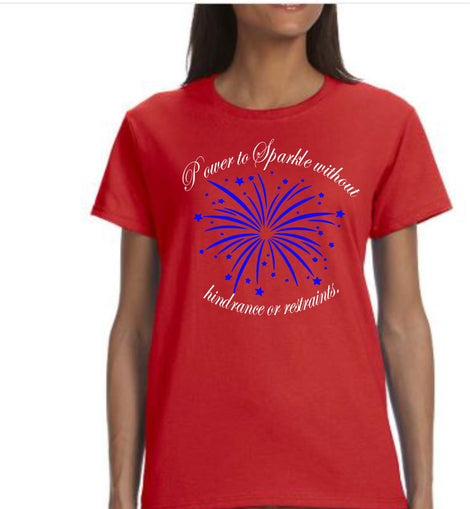 4th of July Patriotic - Red T-Shirt