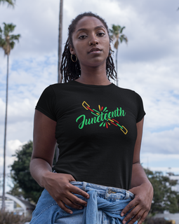 Juneteenth Chains Broken Unisex Tee